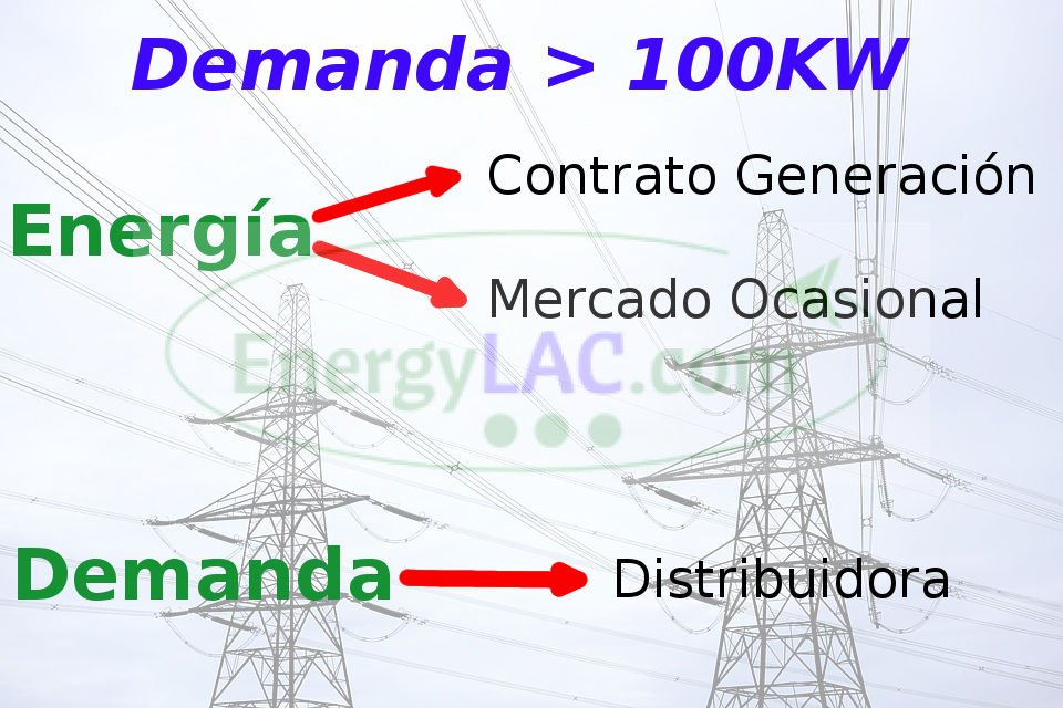 Energia y Demanda para Gran Cliente